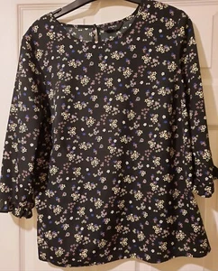 Bluse Papaya Größe 12 Ditsy Blumenmuster - Bild 1 von 5