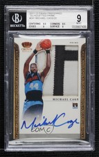 2011-12 Preferred Silhouettes Prime Signatures /25 Michael Cage BGS 9 MINT Auto