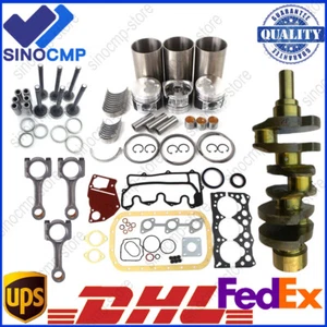 3LD1 Engine Rebuild Kit - Crankshaft & Rods For Isuzu Excavator Wheel Loader - Picture 1 of 25