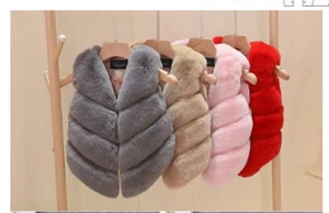 Baby Girls Boys Vest Kids Warm Coat Outerwear Sleeveless Outfit Gilet Waist Coat - Picture 1 of 28
