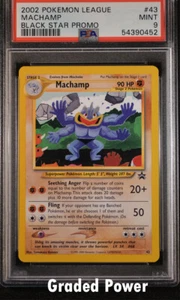 Promo Machamp PSA 9 Black Star Promo #43 Pokemon - Picture 1 of 1