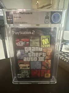 Grand Theft Auto III Sony PlayStation 2 PS2 Early Print Sealed New WATA 9.8 A+ - Picture 1 of 7
