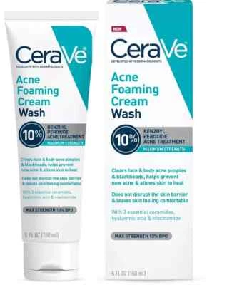 Cerave Acne Foaming Cream Wash 10% Cleanser 150ml