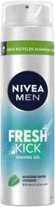 Nivea Herren Fresh Kick Rasiergel infundiert mit Minz- & Kaktuswasser 200 ml - NEU UK - Bild 1 von 1