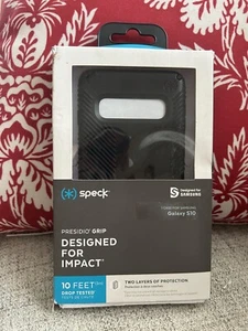 Speck Presidio Grip Serie Hülle für (Samsung Galaxy S10) - schwarz - Bild 1 von 3