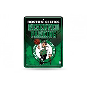 11" boston celtics nba basketball team logo reserved parking sign usa made - Picture 1 of 1