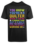 Funny Quilter Planning New Men's Shirt Cute Funny Humor Summer Casual Gifts Tees