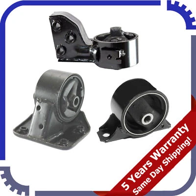 Motor de 3 piezas y montaje de transmisión para Eagle Summit 1,5 L 6607 6669 6613 1996 Foto 1 de 4