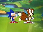 Sonic the hedgehog animation cel production art background animated series I14