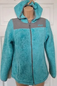 FILA Girls Fleece Jacket 12-13 Years Green Polyester Used - Picture 1 of 5