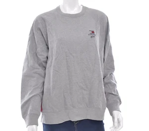 Tommy Hilfiger Tommy Girl Sweatshirt Medium grau rote Seiten M - Bild 1 von 4