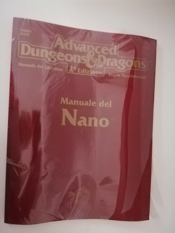 MANUALE DEL NANO ADVANCED DUNGEONS & DRAGONS 2ND 2 EDIZIONE SIGILLATO - 041 - Immagine 1 di 1