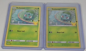 Bulbasaur Holo 1/25 McDonalds Pokemon 25th anniversary Card IN HAND Holo/Nonholo - Bild 1 von 5
