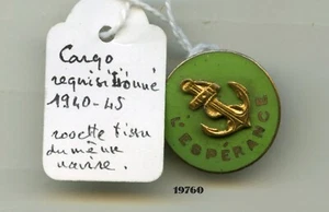 Insigne marine , MM.  /  Cargo Mixte l'ESPERANCE - Imagen 1 de 1