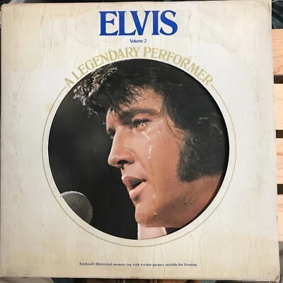 Elvis Presley "A Legendary Performer Vol 2" 1976 RCA CPL1-1349 w/16-page Booklet Foto 1 de 4