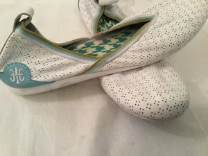 Royal Elastics Ballet Flat Shoes White multicolor Leather Women’s Us11 - Picture 1 of 6