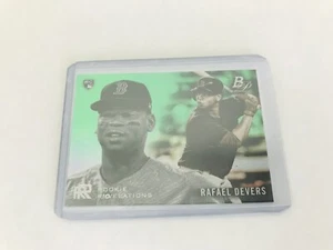2018 Bowman Platinum Rookie Revelations Green Rafael Devers Red Sox /99 #RR-13 - Picture 1 of 2