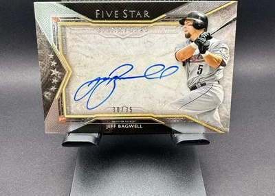 2018 Topps Five Star - Five Star Signatures Jeff Bagwell #FSS-JB /35  - Image 1 of 2