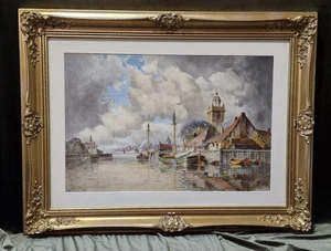 Highest Quality Watercolour by Hermanus II Koekkoek (1836-1909) Bergen-op-Zoom - Picture 1 of 10