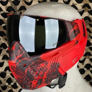 NEW Carbon CRBN Zero GRX Paintball Mask (More Coverage) - Undr Blood Splash - Picture 1 of 5
