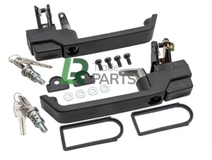 FITS DEFENDER NEW FRONT DOOR HANDLE REPAIR KIT HANDLES & LOCKS (UPTO 2002) - Picture 1 of 5