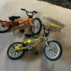 Tech Deck BMX Orange Mongoose And Yellow Huffy Tools - Picture 1 of 6
