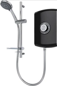 Duchas Triton REAMO9GSBLK Amore Ducha Eléctrica Delgada, Negro Brillo, 9,5 KW - Imagen 1 de 3