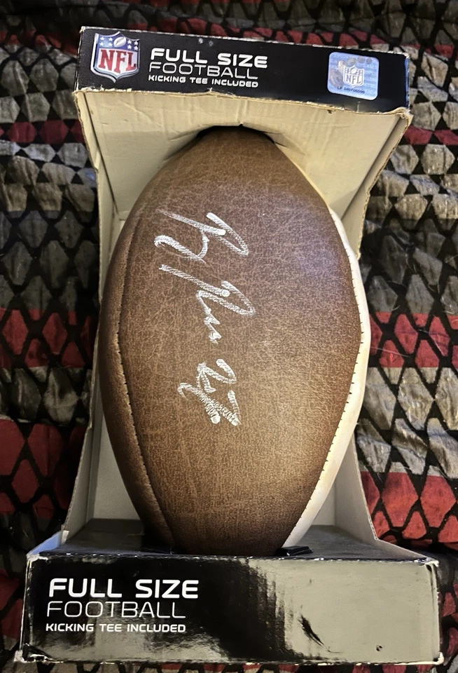 Fútbol Oficial NFL - Ray Rice Firmado/Autografiado - Firma Auténtica JSA Foto 1 de 4