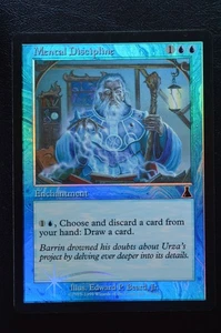 Magic The Gathering MTG MENTAL DISCIPLINE FOIL Urza's Destiny LP Lightly Played - Picture 1 of 2