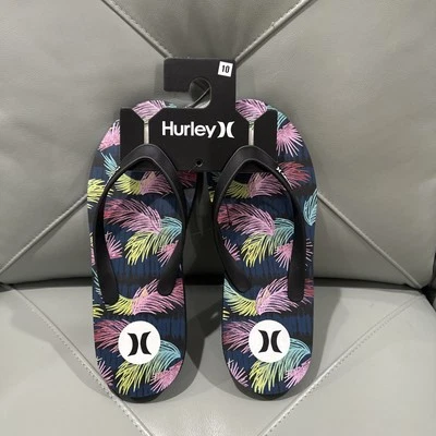 Новые с ценниками мужские гавайские сандалии-шлепанцы Hurley размер 10  - Изображение 1 из 4