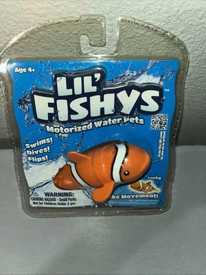 Lil' Fishys Motorized Water Pets Fish Toy LUCKY 2014 Unopened Pool - Bath - Image 1 of 4