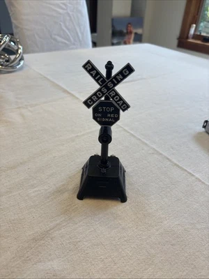 Louis Marx & Co. #417 Bell Ringing Crossing Signal Stop on Red (In Original Box) - Image 1 of 4