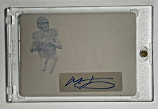 MAC JONES 2021 Leaf Trinity Football CYAN PRINT PLATE Rookie Auto/Autograph 1/1