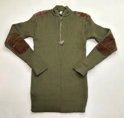 Suéter Rothco Commando Militar Cuarto Cremallera Hombre’s 2XL OD Verde Elastizado Foto 1 de 4