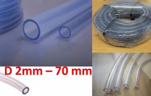 PVC Schlauch Luft - Wasserschlauch Aquariumschlauch transparent klar Ø 2 - 70 mm - Bild 1 von 14