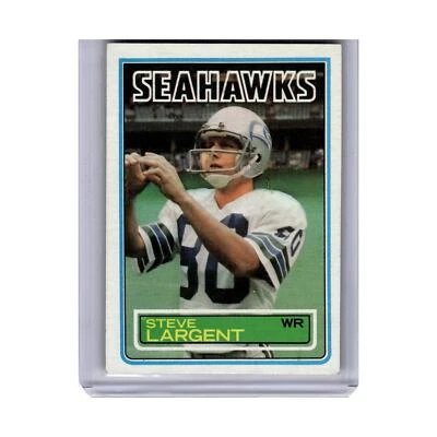 1983 Topps Steve Largent Seahawks #389 - Image 1 of 3