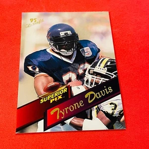Tyrone Davis .. ROOKIE .. Virginia / New York Jets .. 1995 Superior Pix Card 56 - Picture 1 of 2