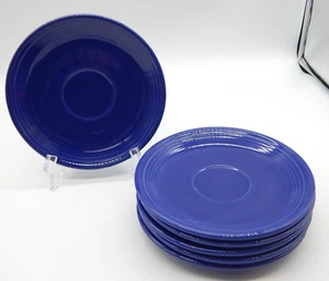 SET OF 6 - Cobalt Blue 1936 - 1951 Fiesta 6” Replacement Saucers Plates TF765 - Bild 1 von 11