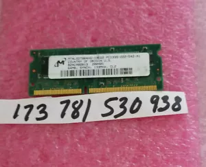64MB PC133 133MHz non-ECC Unbuffered CL2 144-pin SoDimm (MT4LSDT864HG-13EG2) - Picture 1 of 1