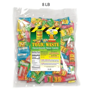 1 PACK Toxic Waste Bulk Poly Bag Assorted Flavors 8.0 Lb - Picture 1 of 2