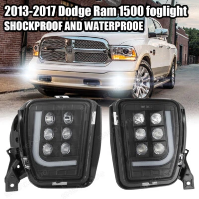 Faros antiniebla LED para Dodge RAM 1500 2500 3500 2013-2015 2016 2017 Foto 1 de 4