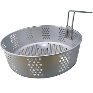 Großer Fritteusenkorb für Töpfe & Pfannen + faltbarer Griff: Wasserkocher Ersatz - Bild 1 von 8