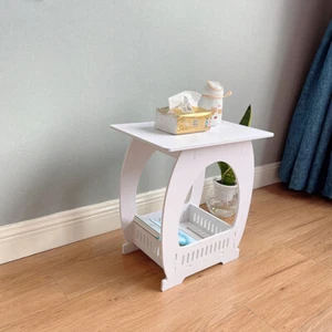 Small Bedside Table Cabinet Side End Coffee Tea Table Nightstand Storage Shelf - Picture 1 of 13