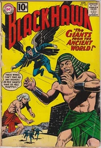 BLACKHAWK - "GIANTS from the Ancient World" DC #163 Aug 1961 - FAIR condition - Picture 1 of 4
