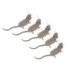  5 Pcs Clay Mouse Ornaments Child Lifelike Rayan Toys for Kids