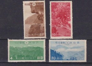 japan 1941 Sc 320/3 park,set MH,toned spot s130 - Picture 1 of 2
