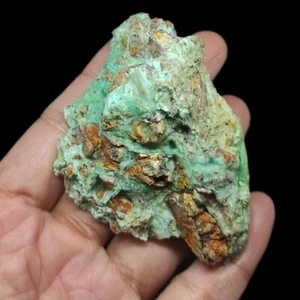 126gr Raw Natural Garnierite Calcite Mineral Nickel Ore Specimen - Picture 1 of 5