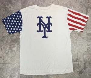 RARE New York Yankees 4th of July t-shirt Stars and Stripes Size AXL - Picture 1 of 7