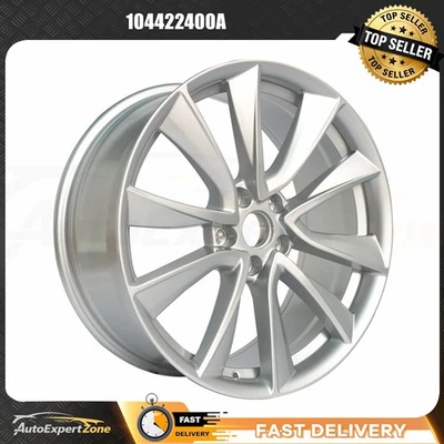 Llanta nueva para Tesla Model 3 2017-2023 llanta de aleación plateada de 19 pulgadas para 104422400A Foto 1 de 4