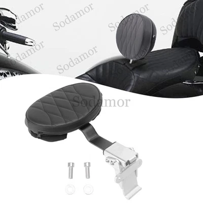 Adjustable Driver Rider Backrest For Victory Cross Country Magnum 2010-2016 2017 - Image 1 of 4
